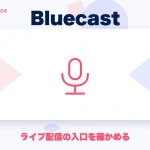 Bluecast(ブルーキャスト)の特徴と始め方を示す画像