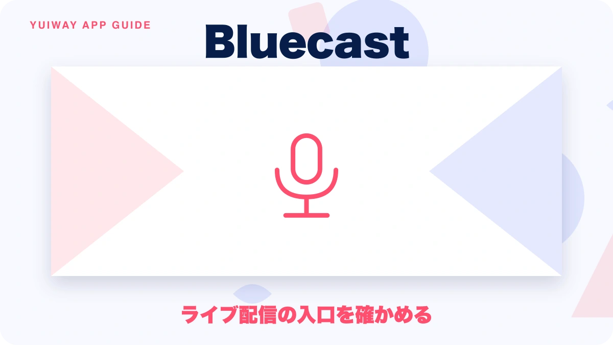 Bluecast（ブルーキャスト）の特徴と始め方を示す画像
