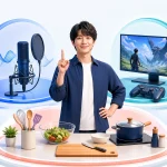 歌とゲームと料理の中から一つの得意なことを選んで配信する人