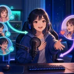 常連との会話を残しながら初めて来た視聴者へ話題を開く配信者