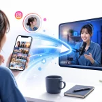 Instagramの投稿からライブ配信へ視聴者を案内する導線