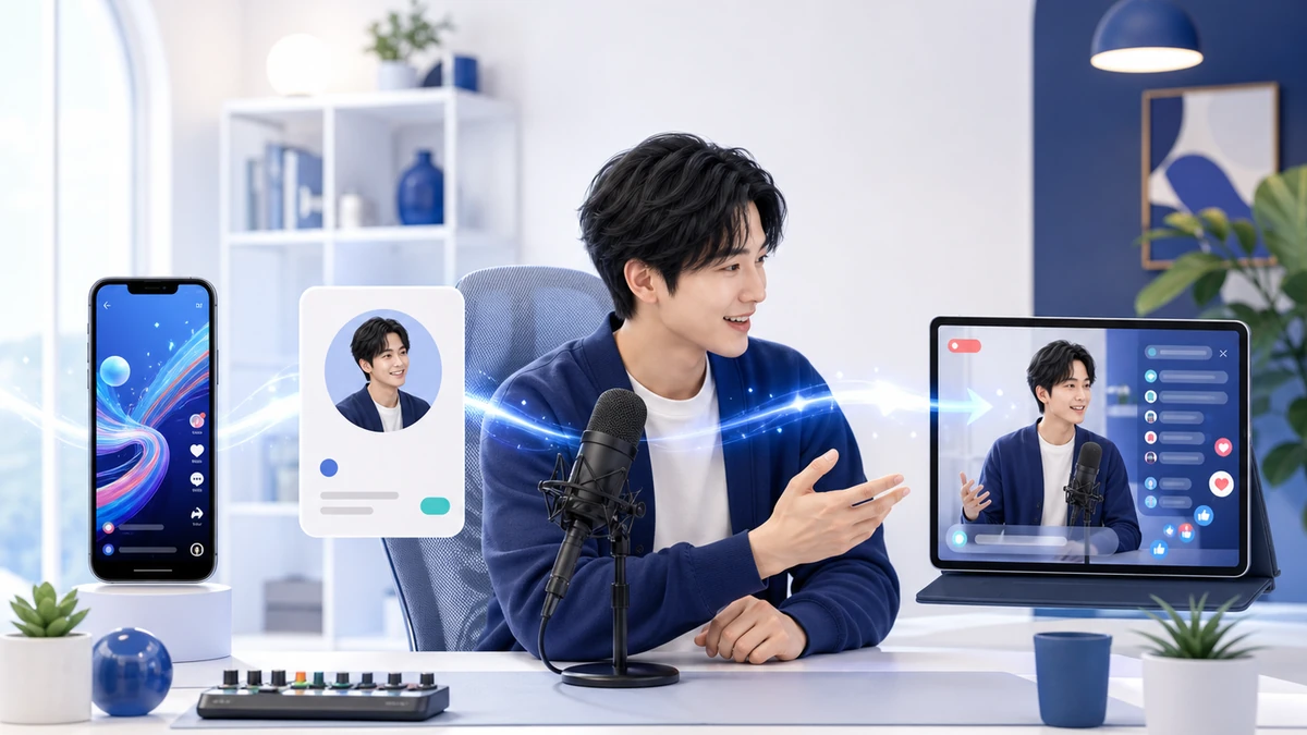 短い動画とプロフィールとライブ配信を一つの流れに整える配信者