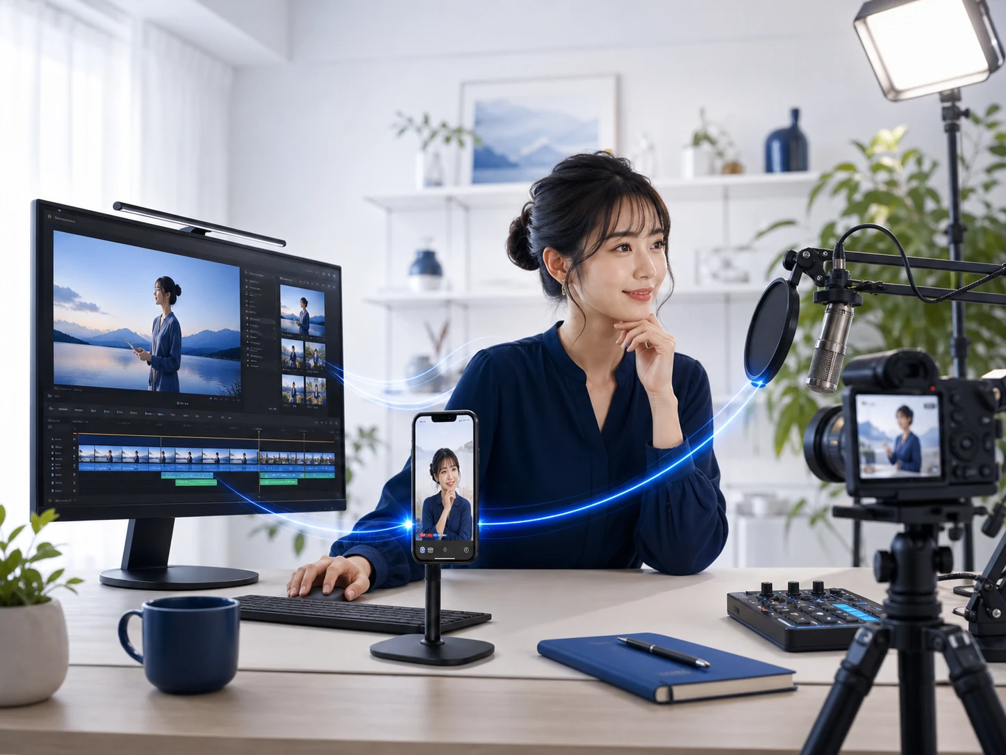 動画編集とライブ配信を一つの発信計画へつなげる配信者
