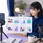 配信企画を安全や権利や出演者などの項目に分けて確認する配信者