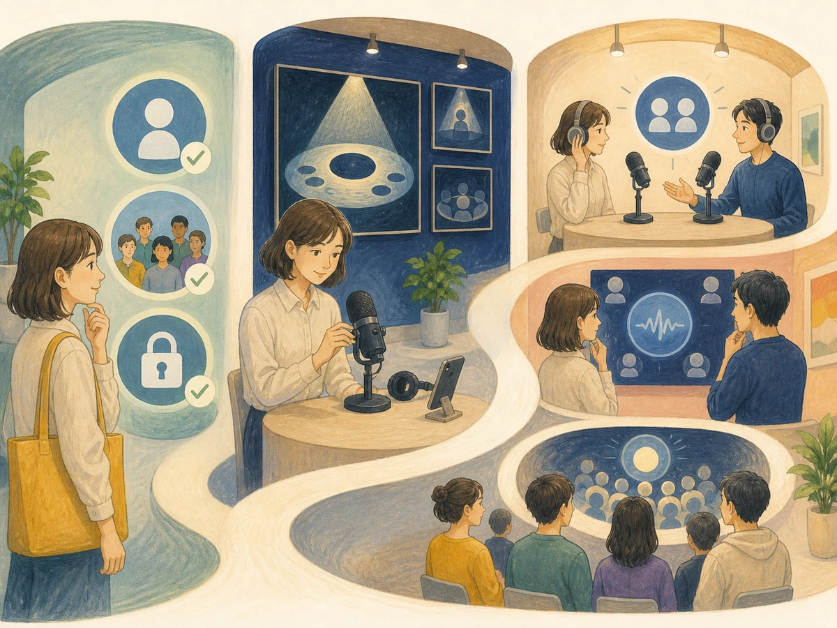 X Spaces(エックススペース)で最初に試す機能と会話の流れ