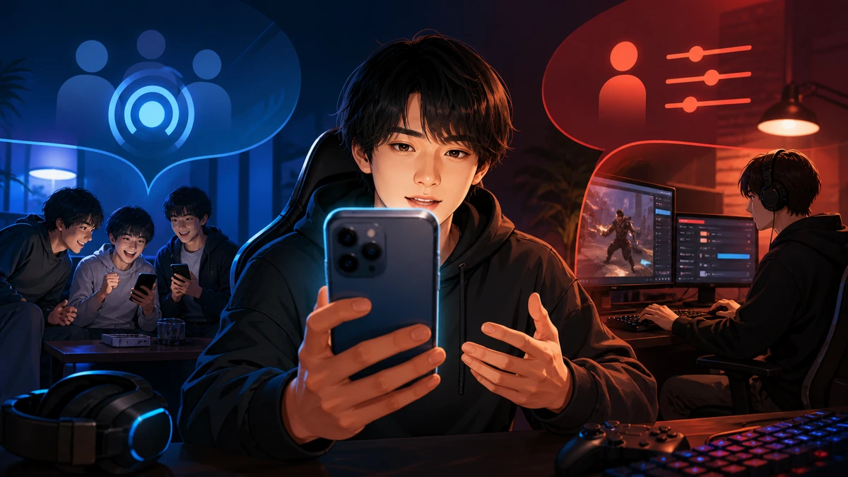 Telegram Live Streams（テレグラム・ライブストリーム）の特徴と始め方を場面で説明する画像