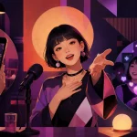 Likee LIVE(ライキーライブ)の特徴と始め方を場面で説明する画像