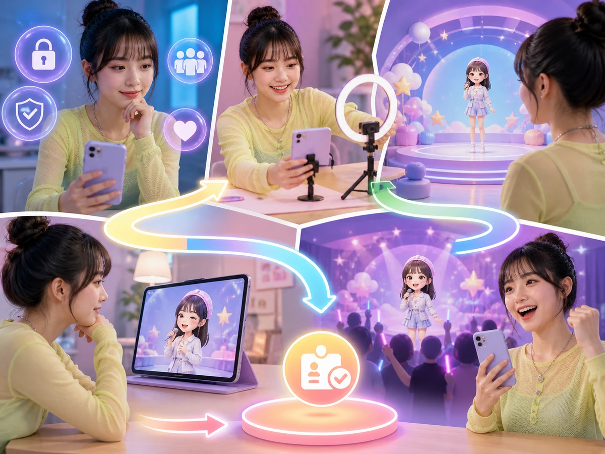 ZEPETO Live(ゼペットライブ)で最初に試す機能と会話の流れ