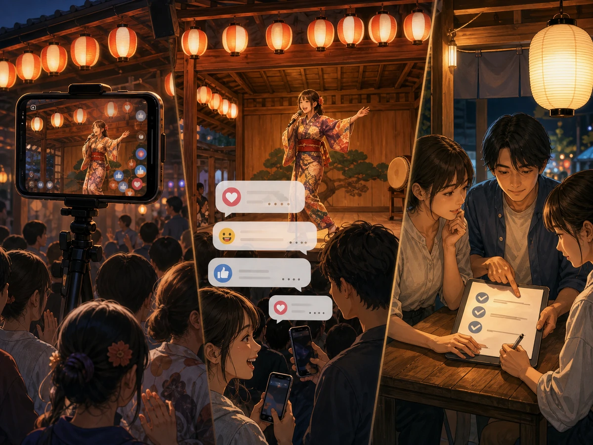 LiveLive(ライブライブ)の配信形式と利用場面の全体像