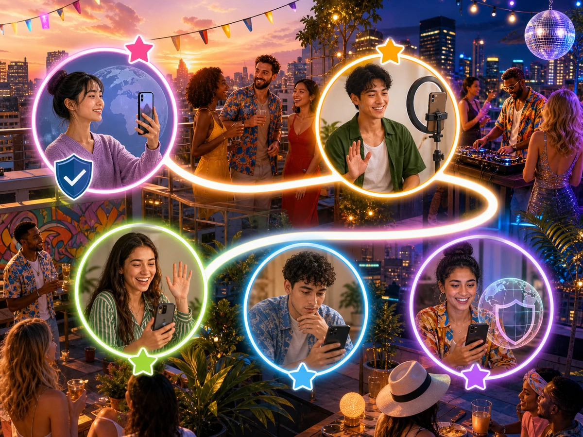 GOGOLIVE(ゴーゴーライブ)で最初に試す機能と会話の流れ