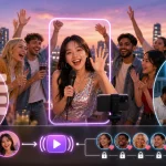GOGOLIVE(ゴーゴーライブ)の特徴と始め方を場面で説明する画像