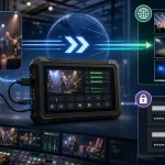 Larix Broadcaster(ラリックス・ブロードキャスター)の特徴と始め方を場面で説明する画像